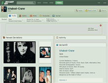 Tablet Screenshot of ichabod--crane.deviantart.com