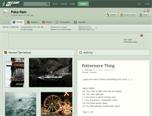 Tablet Screenshot of poke-rain.deviantart.com