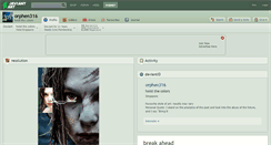 Desktop Screenshot of orphen316.deviantart.com
