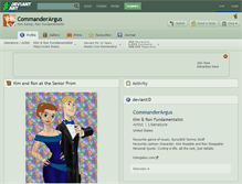 Tablet Screenshot of commanderargus.deviantart.com