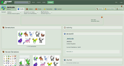 Desktop Screenshot of jenicole.deviantart.com