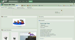 Desktop Screenshot of demon-tiger-fangs.deviantart.com