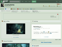 Tablet Screenshot of jonathandevos.deviantart.com