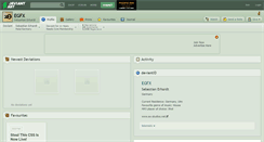 Desktop Screenshot of egfx.deviantart.com