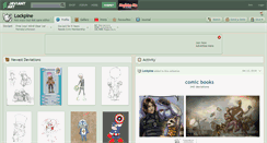 Desktop Screenshot of lockpine.deviantart.com