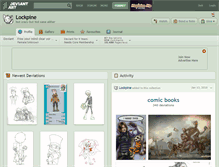 Tablet Screenshot of lockpine.deviantart.com