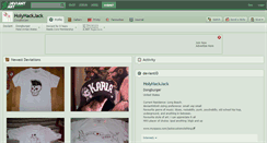 Desktop Screenshot of holyhackjack.deviantart.com