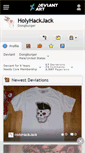 Mobile Screenshot of holyhackjack.deviantart.com