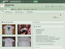 Tablet Screenshot of holyhackjack.deviantart.com