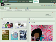 Tablet Screenshot of mrsfena313.deviantart.com