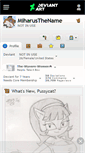 Mobile Screenshot of miharusthename.deviantart.com