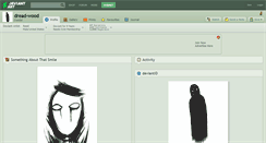 Desktop Screenshot of dread-wood.deviantart.com