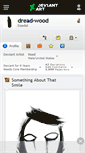 Mobile Screenshot of dread-wood.deviantart.com