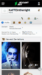 Mobile Screenshot of kaffeinthenight.deviantart.com