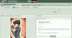 Desktop Screenshot of lordoftheshadow97.deviantart.com