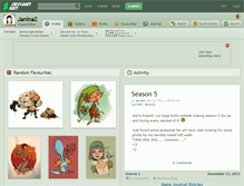 Tablet Screenshot of janinaz.deviantart.com