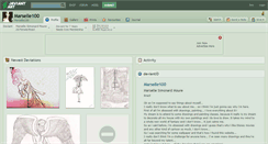 Desktop Screenshot of marselle100.deviantart.com