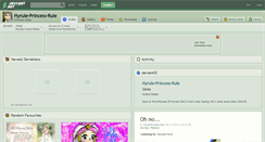 Desktop Screenshot of hyrule-princess-rule.deviantart.com