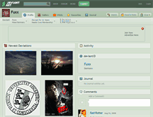 Tablet Screenshot of fuxx.deviantart.com