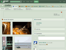 Tablet Screenshot of mmattes.deviantart.com