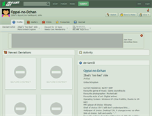 Tablet Screenshot of oppai-no-dchan.deviantart.com