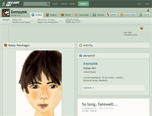 Tablet Screenshot of emmsyink.deviantart.com