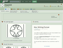 Tablet Screenshot of choso2223.deviantart.com