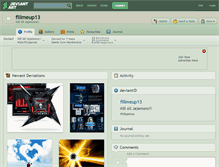 Tablet Screenshot of fillmeup13.deviantart.com