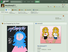 Tablet Screenshot of nanyhoney011.deviantart.com