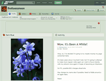 Tablet Screenshot of firefoxessmoon.deviantart.com