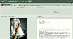 Desktop Screenshot of lucifelnox.deviantart.com