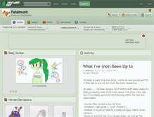 Tablet Screenshot of fatalmusic.deviantart.com
