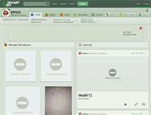 Tablet Screenshot of penya.deviantart.com