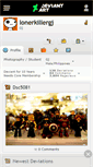 Mobile Screenshot of lonerkillergj.deviantart.com