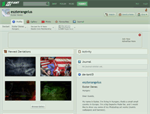 Tablet Screenshot of eszterangelus.deviantart.com