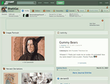 Tablet Screenshot of bhattigal.deviantart.com
