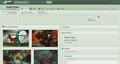 Desktop Screenshot of deathtwister.deviantart.com