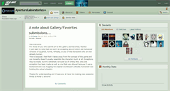 Desktop Screenshot of aperturelaboratories.deviantart.com