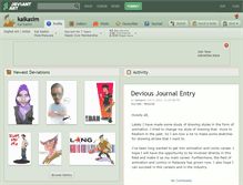 Tablet Screenshot of kaikasim.deviantart.com
