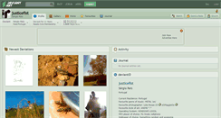 Desktop Screenshot of justicefist.deviantart.com