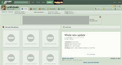 Desktop Screenshot of lordexdeath.deviantart.com
