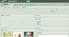 Desktop Screenshot of lamaza.deviantart.com