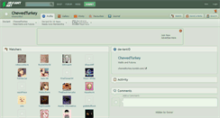 Desktop Screenshot of chewedturkey.deviantart.com