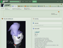 Tablet Screenshot of cadpig07.deviantart.com