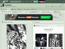 Tablet Screenshot of lordgusst.deviantart.com