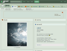 Tablet Screenshot of cjakub.deviantart.com