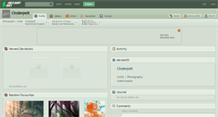 Desktop Screenshot of cinderpelt.deviantart.com