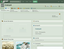 Tablet Screenshot of cinderpelt.deviantart.com