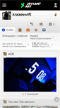 Mobile Screenshot of krazeswift.deviantart.com