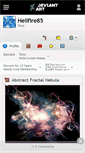 Mobile Screenshot of hellfire85.deviantart.com